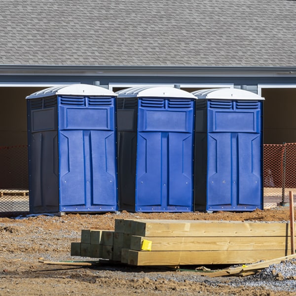 what is the expected delivery and pickup timeframe for the portable toilets in High Bridge